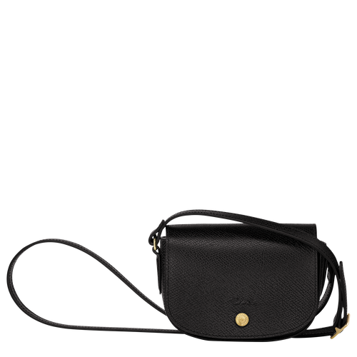 Longchamp épure Bőr Crossbody Táska Női Fekete | 45907DLPN