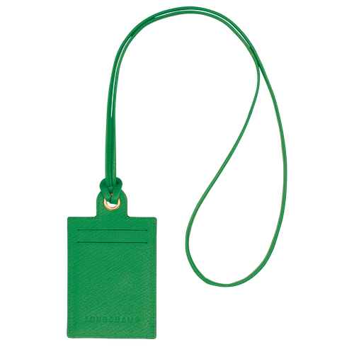 Longchamp épure Bőr with necklace Kártyatartó Férfi Zöld | 65021ADZI