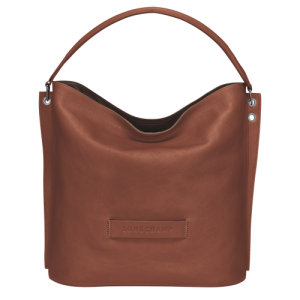 Longchamp 3D Bőr Válltáskák Női Barna | 58673DTNW