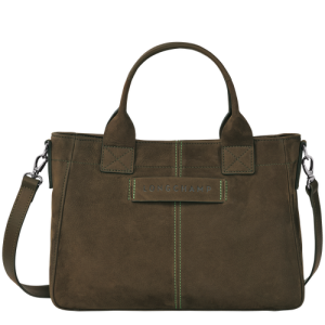 Longchamp 3D S Bőr Kézitáska Női Zöld | 02936UMVQ