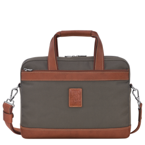 Longchamp Boxford S Vászon Aktatáska Férfi Barna | 23750JLPR
