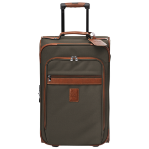 Longchamp Boxford Vászon Bőröndök Női Barna | 67483NFXU