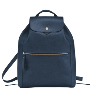 Longchamp Le Foulonné Bőr Hátizsák Női Kék | 61359DECS