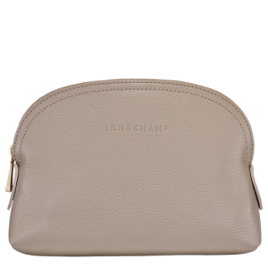 Longchamp Le Foulonné Bőr Pouches Női Szürke | 85072PSNC