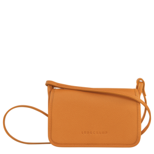 Longchamp Le Foulonné Bőr Pénztárca Női Narancssárga | 85269OZVW