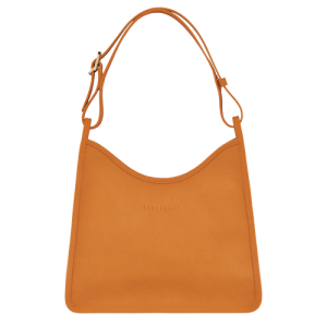 Longchamp Le Foulonné Bőr Válltáskák Női Narancssárga | 37406WXIZ
