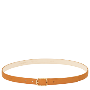 Longchamp Le Foulonné Bőr Öv Női Narancssárga | 26397GBPY