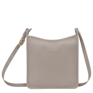 Longchamp Le Foulonné L Bőr Crossbody Táska Női Szürke | 71960GRWC