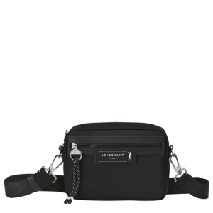 Longchamp Le Pliage Energy S Vászon, Recycled canvas Crossbody Táska Férfi Fekete | 71563JIES