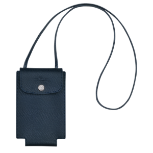 Longchamp Le Pliage Green Bőr Telefontok Férfi Kék | 03519HRUS