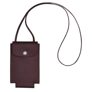 Longchamp Le Pliage Green Bőr Telefontok Férfi Piros | 69871KQXO