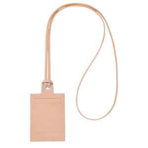 Longchamp Le Pliage Green Bőr with necklace Kártyatartó Női Rózsaszín | 25398EDWL
