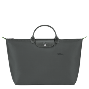 Longchamp Le Pliage Green L Vászon, Recycled canvas Utazótáskák Férfi Szürke | 41379HXBK
