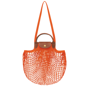 Longchamp Le Pliage filet Vászon Válltáskák Női Narancssárga | 72384VZCX