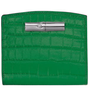 Longchamp Roseau Bőr Pénztárca Női Zöld | 57204JDWB