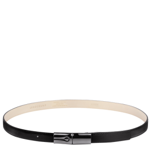 Longchamp Roseau Bőr Öv Női Fekete | 49570AUFX