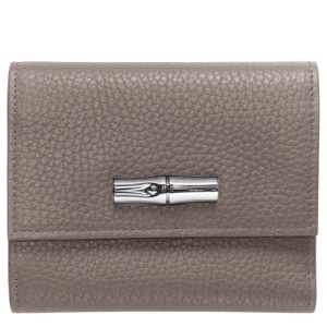 Longchamp Roseau Essential Bőr Pénztárca Női Szürke | 48210VZLE