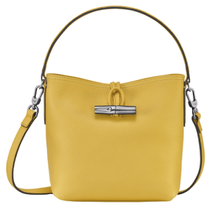 Longchamp Roseau Essential S Bőr Crossbody Táska Női Sárga | 74590ZSKA