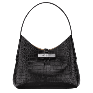 Longchamp Roseau XS Bőr Válltáskák Női Fekete | 63105RMZG