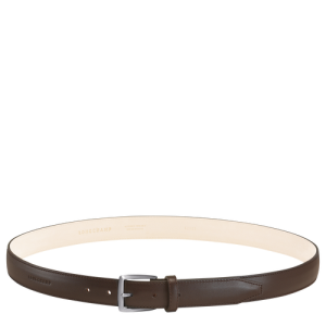 Longchamp Végétal Bőr Öv Férfi Barna | 95647MWHI
